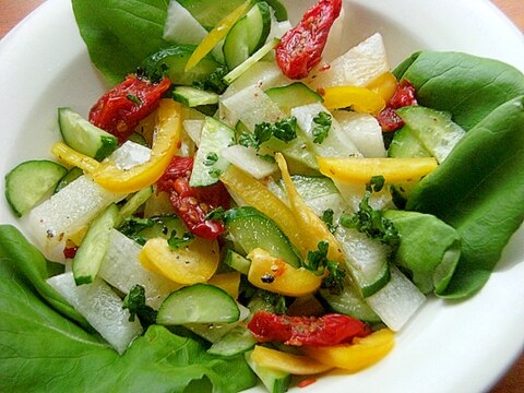 デリ風イタリアンサラダ♪(パプリカ&トマトマリネ)